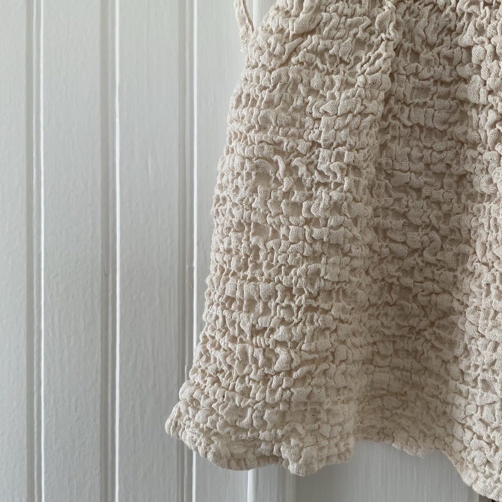 Zara Smocked Crop Top - Picture 4 of 5